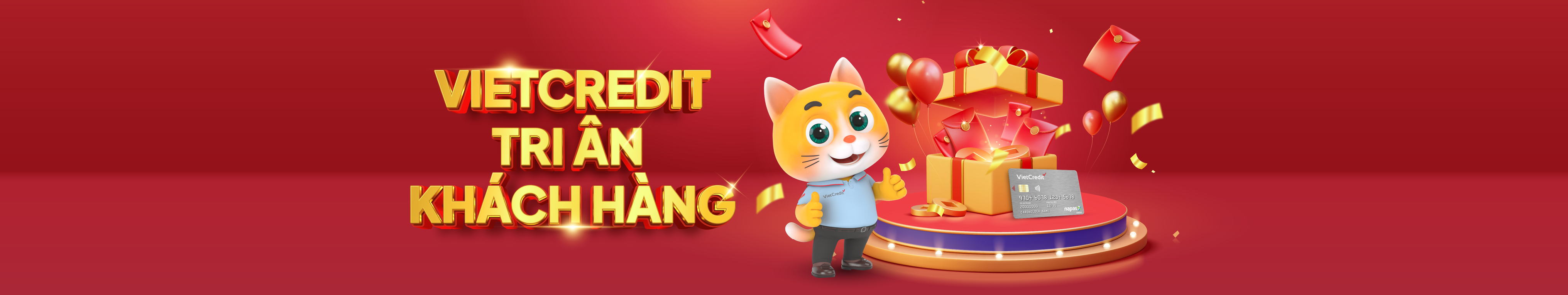 Hồng bao trao tay, tri ân khách hàng