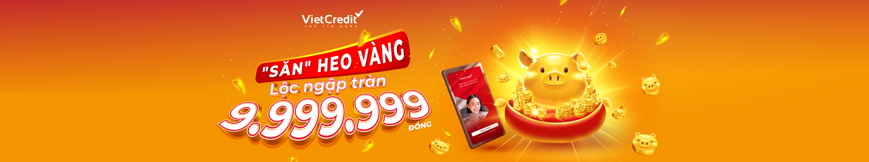 "Săn" Heo Vàng – Lộc ngập tràn