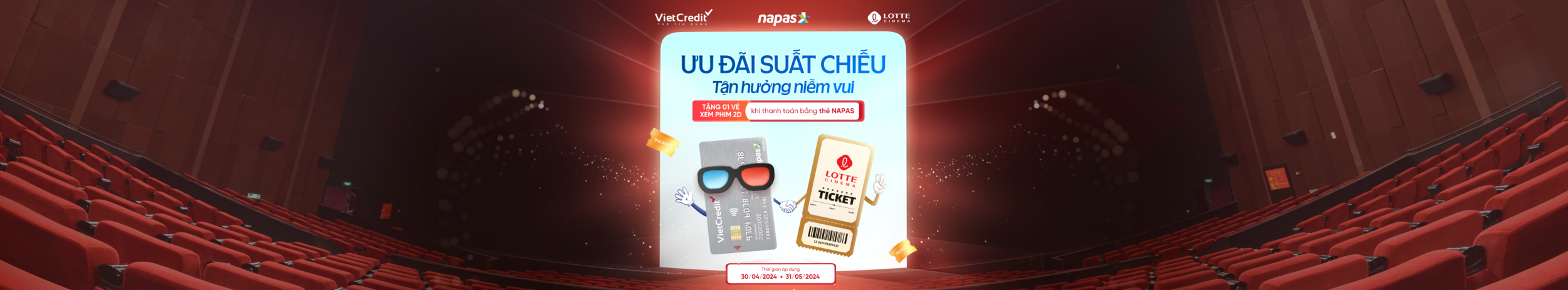 Ưu đãi suất chiếu, tận hưởng niềm vui